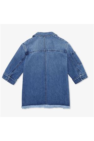 Blue denim jacket FENDI KIDS | JMA283AMHXF0QG0